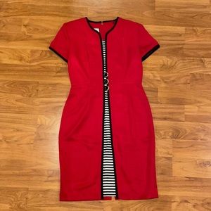 1980s Style Power Dress